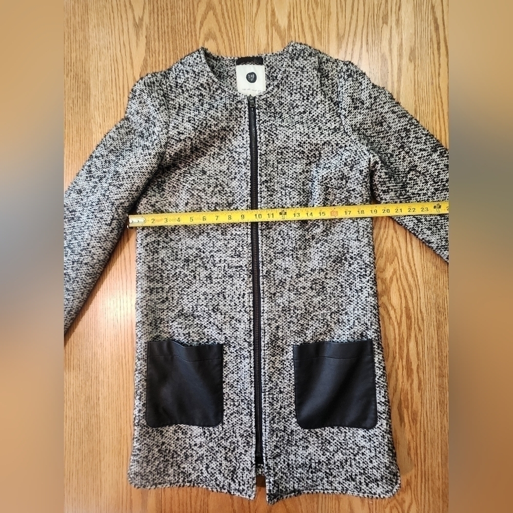 PEP Femme Jacket/Coat Long Length Womens Size Medium Soft Lining French - Picture 9 of 12